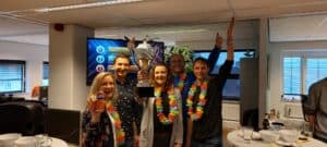 Winnaars van een quiz